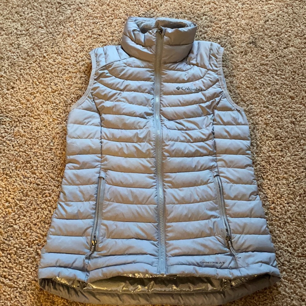 Columbia White Out Omni Heat Vest